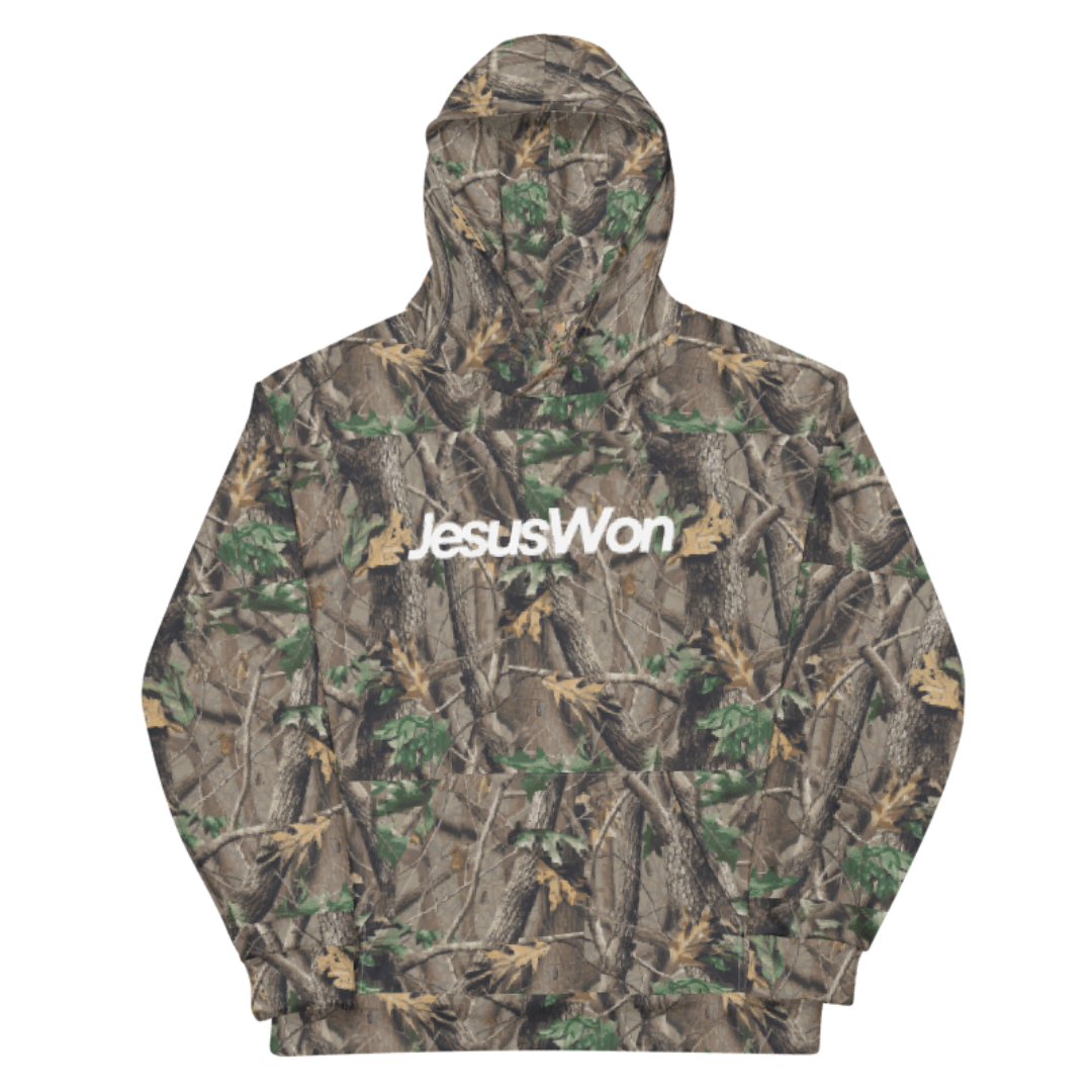 Camo Jesus Won Hoodie