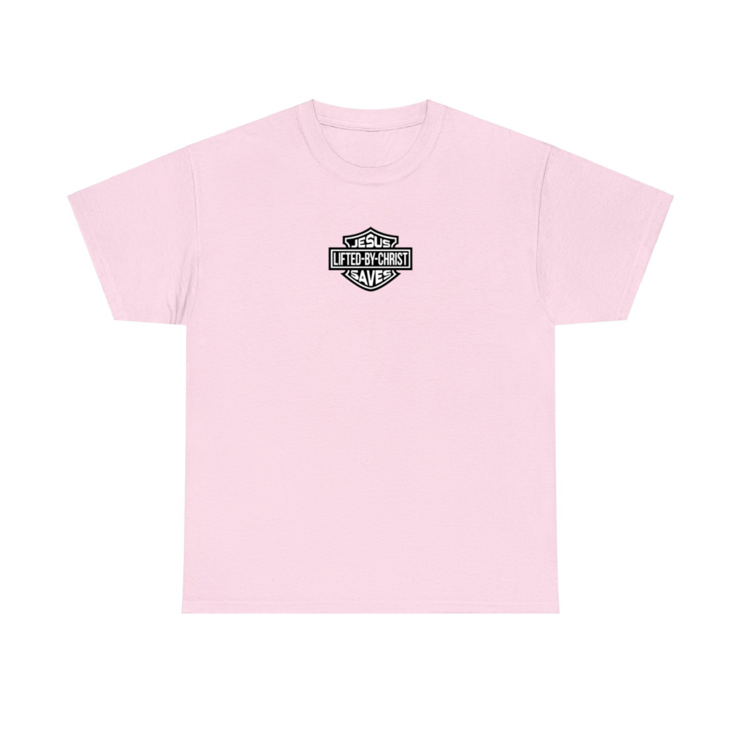 Jesus Saves Tee Pink - Lifted By Christ