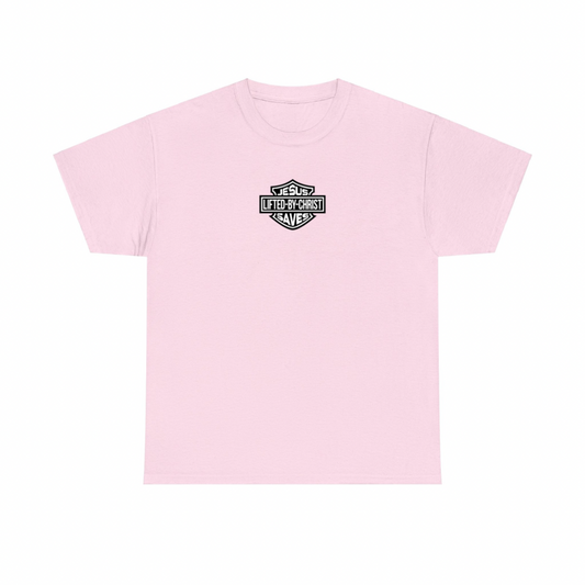 Jesus Saves Tee Pink - Lifted By Christ