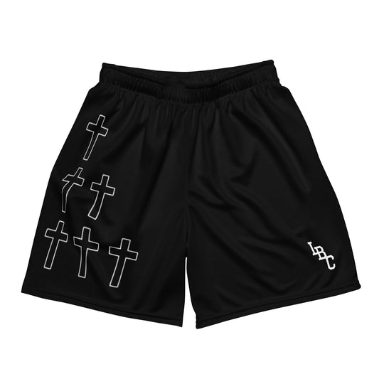 Cross LBC Mesh Shorts - Lifted By Christ